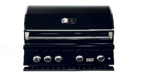 Bonfire Whistler 4 Black Stainless 32" Built-In Grill - 4 Burners, 72,000 BTUs, 304 Stainless Steel