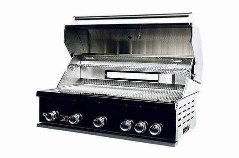 Bonfire Whistler 500 Prime Black Series 42" Built-In Grill - 5 Burners, 87,000 BTUs