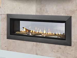 Majestic Echelon II 48ST Rev C See-Through Gas Fireplace - DV