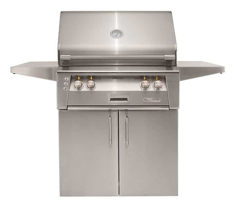 Alfresco ALXE 30" Freestanding Cart Grill ALXE-30C - 2 Burners, 304 Stainless Steel with Rotisserie