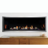 Barbara Jean Stainless Steel surround for Linear Fireplace