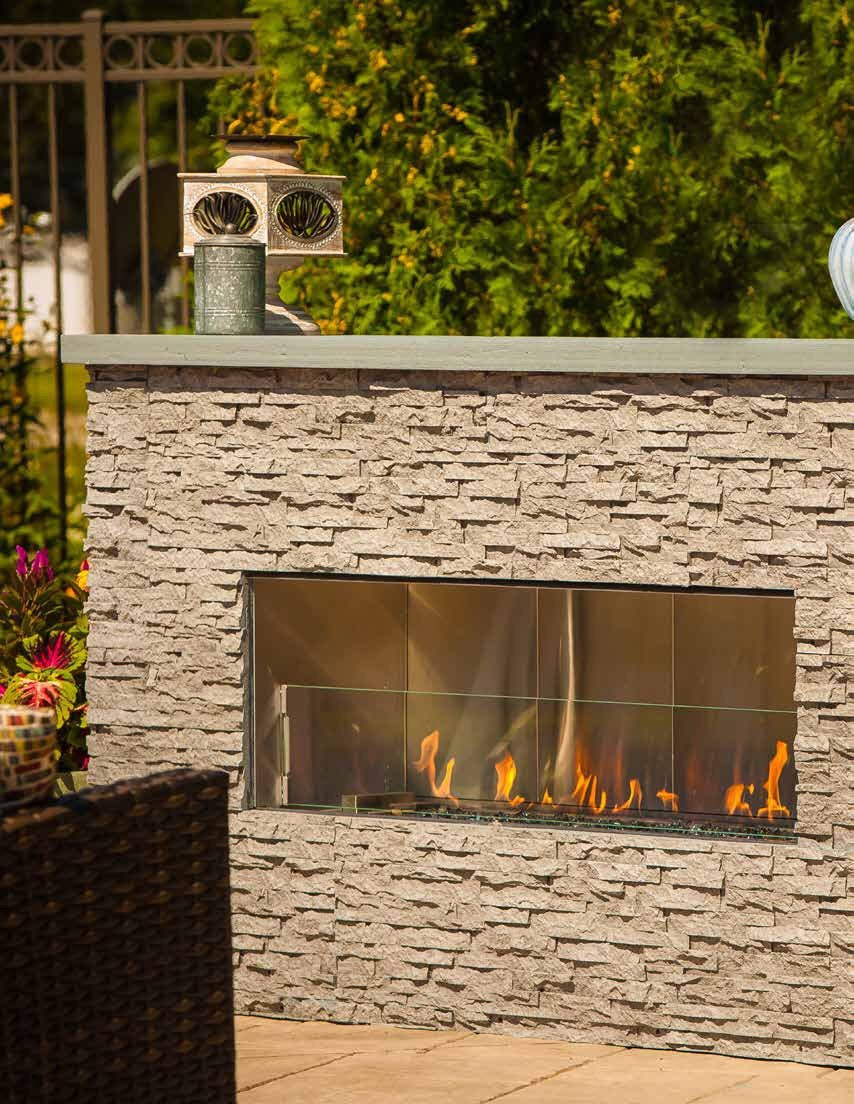 Firegear Outdoors Kalea Bay Outdoor Fireplace 60”