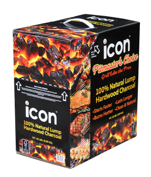 ICON Grills Hardwood Lump Charcoal 20 lb. Box