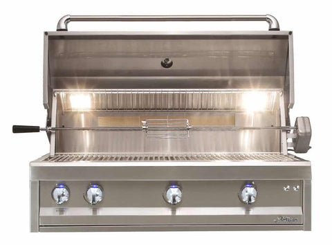 Artisan Professional 42" Built-In Grill - 75,000 BTUs, Infrared Rotisserie Burner, 304 Stainless Steel