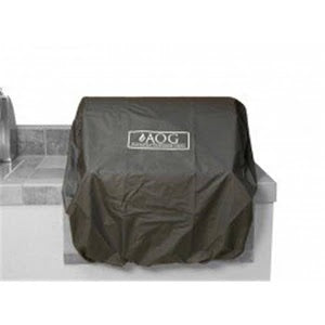 AOG Built-In Grill Cover designed to protect your grill from weather elements, made of waterproof vinyl for 36" grills from American Outdoor Grill.