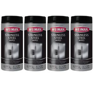 Weiman Stainless Steel Wipes 4pk