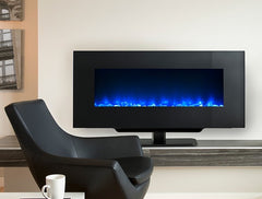 SimpliFire 58" Modern Wall-Mount Electric Fireplace