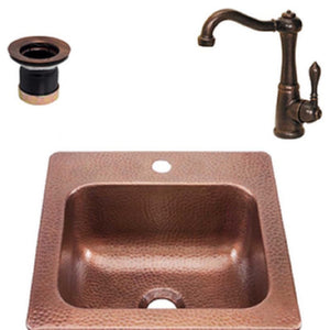 RCS COPPER DROP-IN BAR SINK 15 x 15