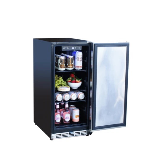 Summerset 15" Outdoor Rated Fridge w/Stainless Door