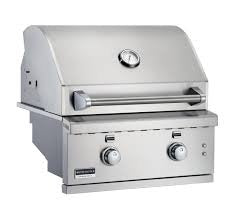 Broilmaster 26" Built-In Gas Grill - 2 Burners, 36,000 BTUs, 606 Sq In Total Cooking Area