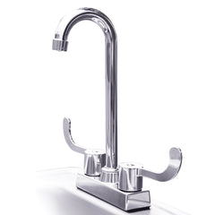 Summerset 15x15" Stainless Steel Drop-in Sink & Hot/Cold Faucet